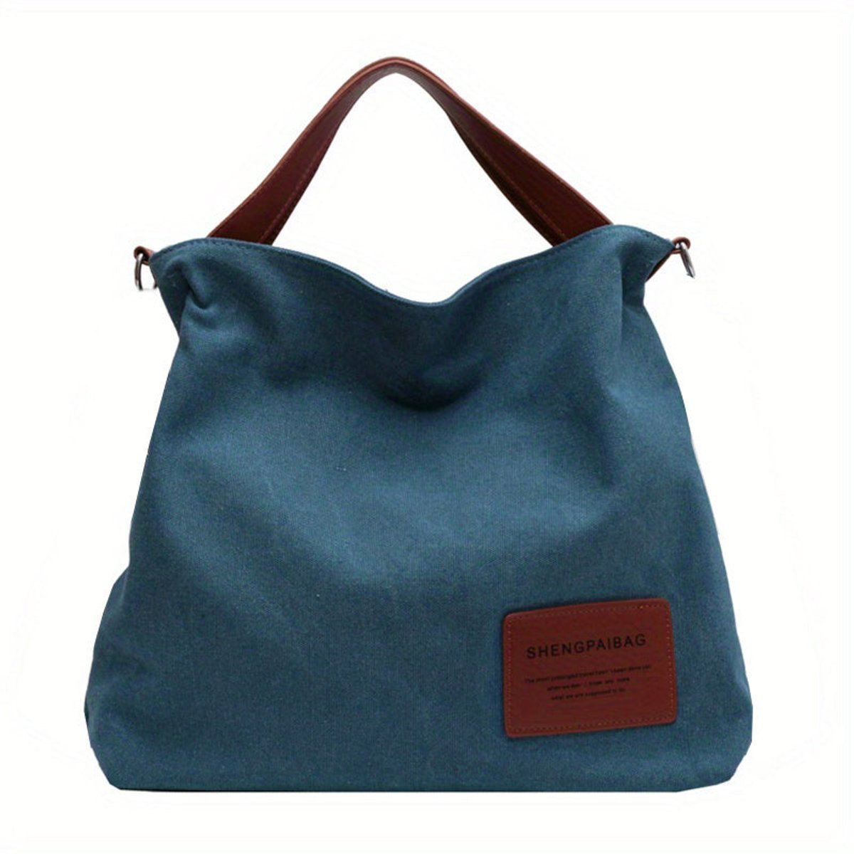 Women's Canvas Hobo Shoulder Bag Adjustable Crossbody Strap