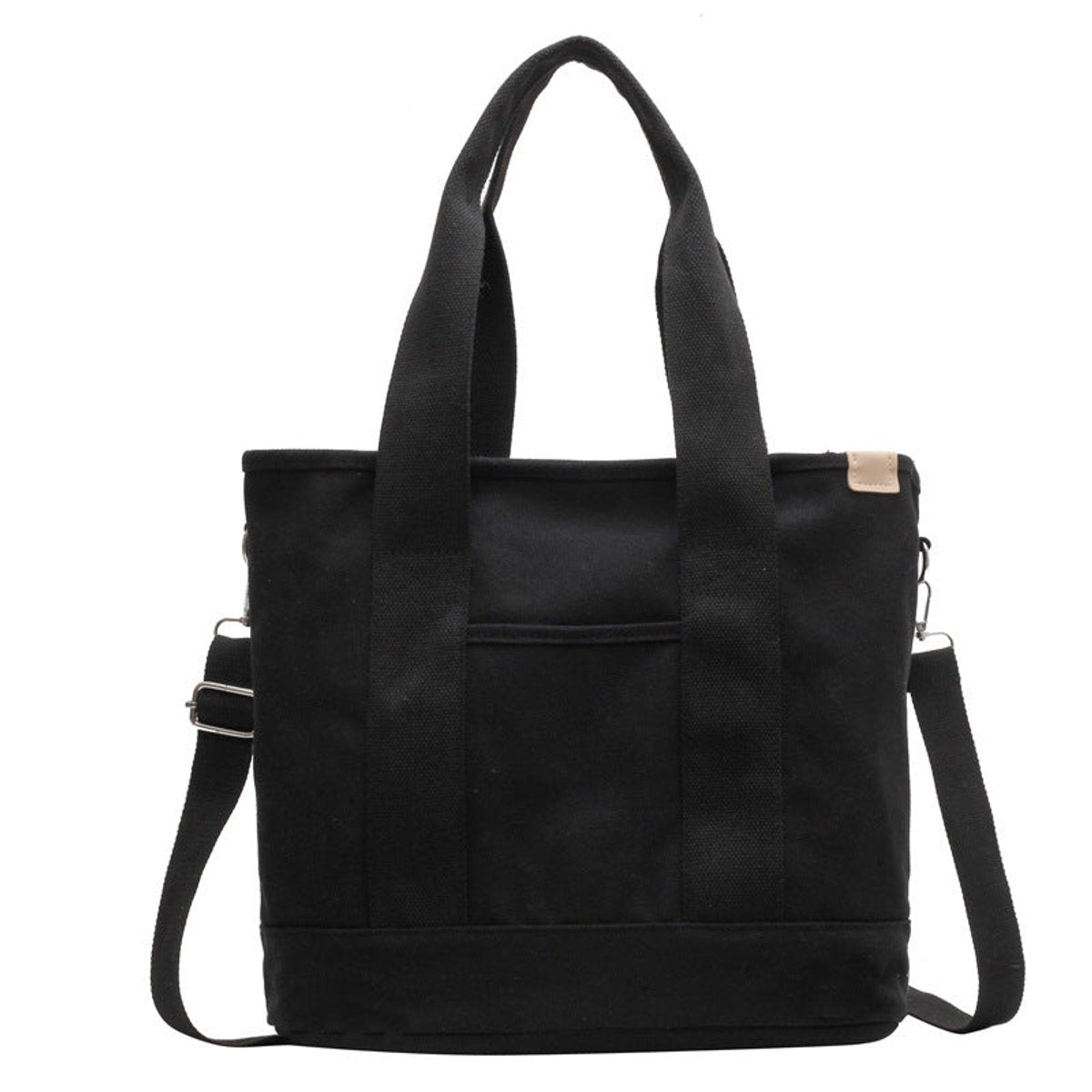 Women's Multifunction Canvas Tote Bag Adjustable Crossbody Strap